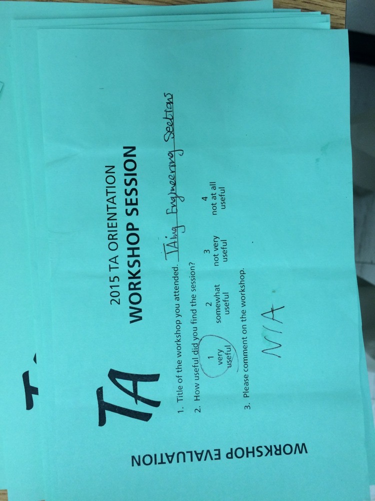 TA Orientation feedback 2017-11