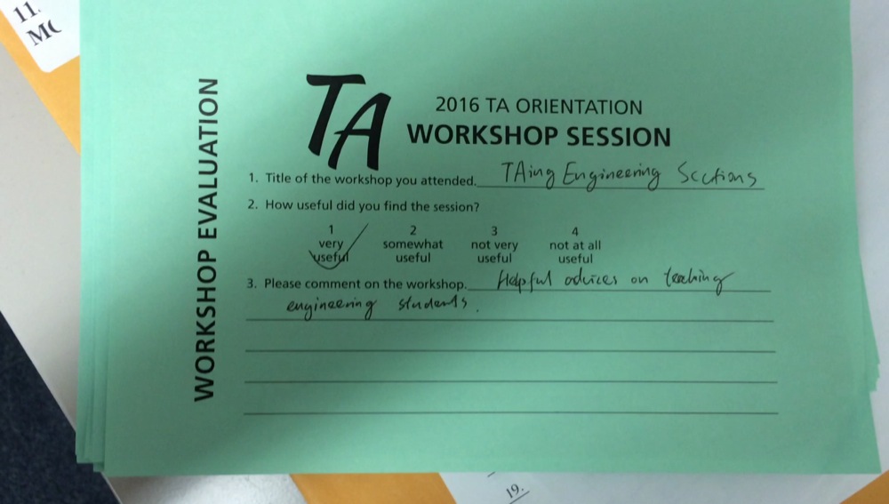 TA Orientation feedback 2017-10