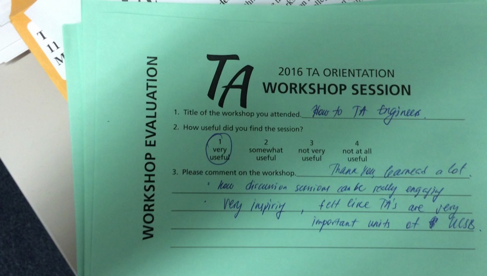 TA Orientation feedback 2017-22
