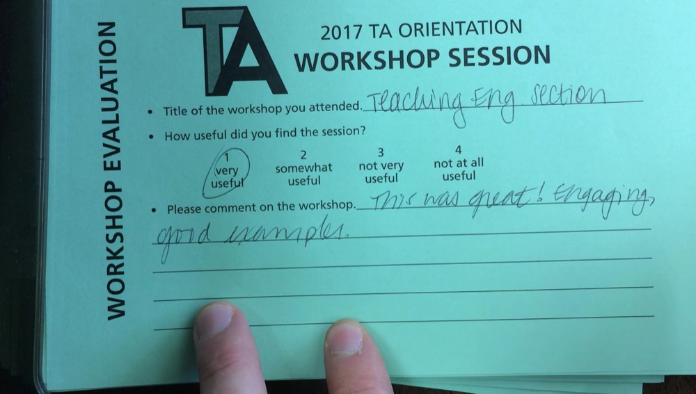 TA Orientation feedback 2017-20